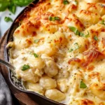 Chicken Alfredo Gnocchi Bake