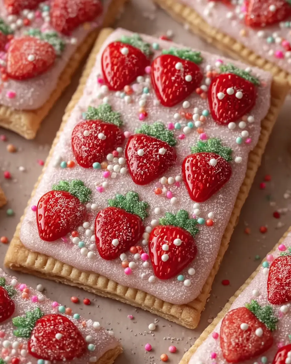 Strawberry Pop Tart Sugar Cookies: The Best Indulgent Treat