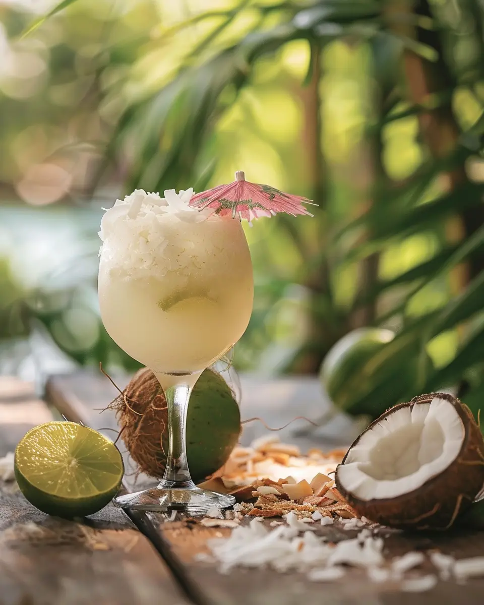 Coconut Spritz: Easy Refreshing Drink for a Tropical Escape
