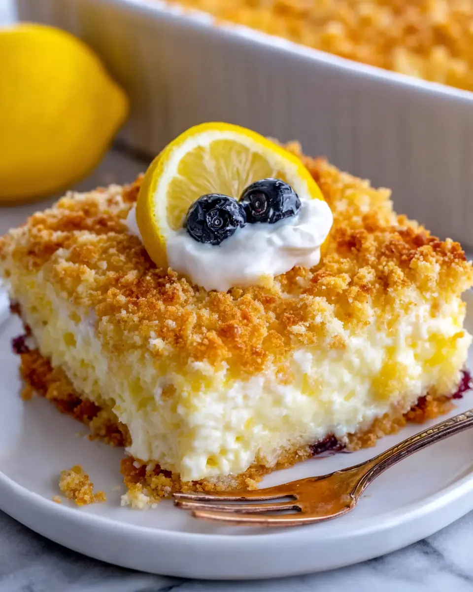 Lemon Cream Cheese Dump Cake: An Easy, Indulgent Dessert Delight
