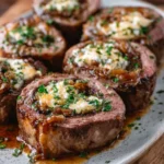 French Onion Steak Pinwheels
