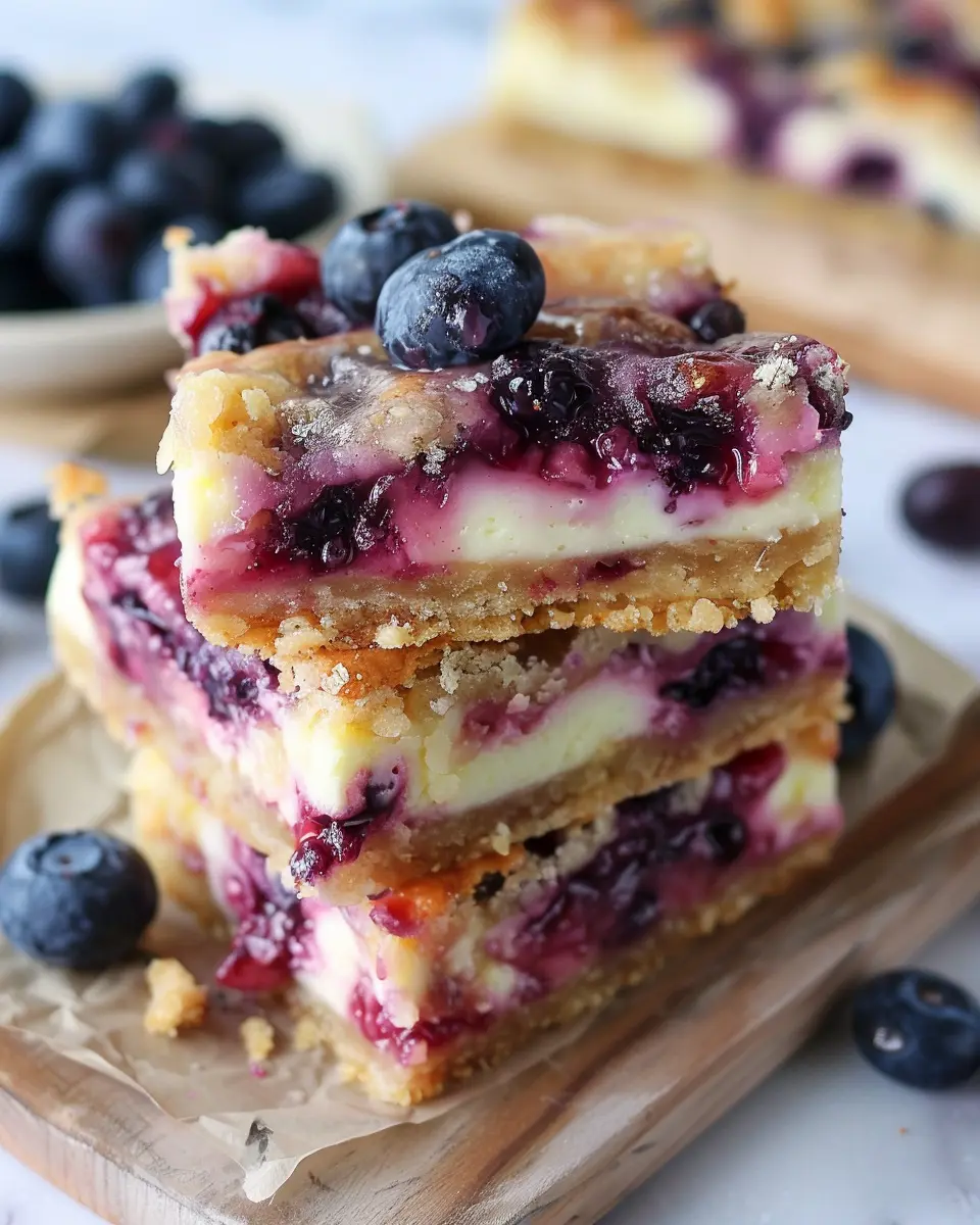 Blueberry Cream Cheese Bars: The Best Easy Treat for Any Occasion