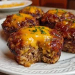 Cheddar Stuffed Meatloaf Muffins