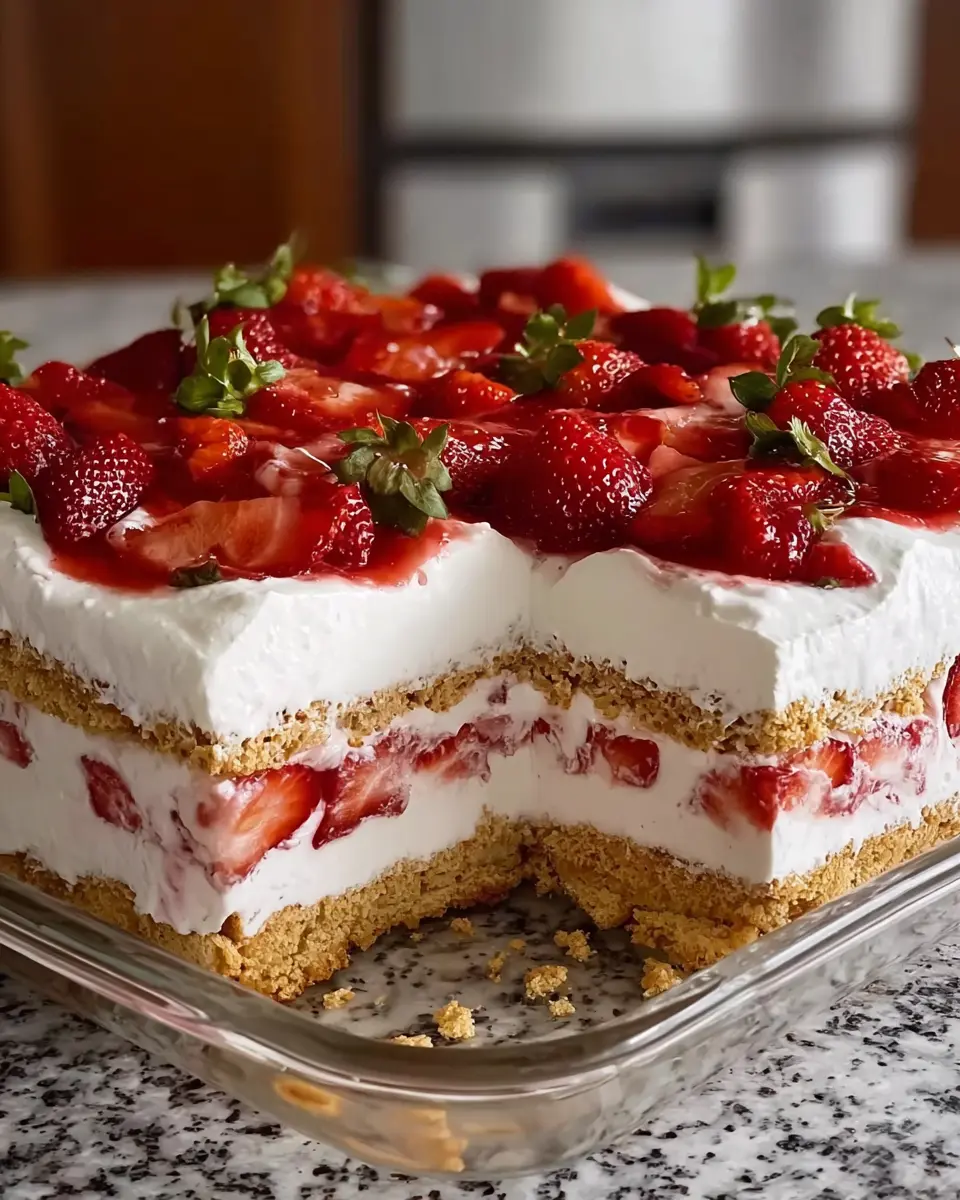 Strawberry Cream Cheese Icebox Cake: The Best Summer Treat