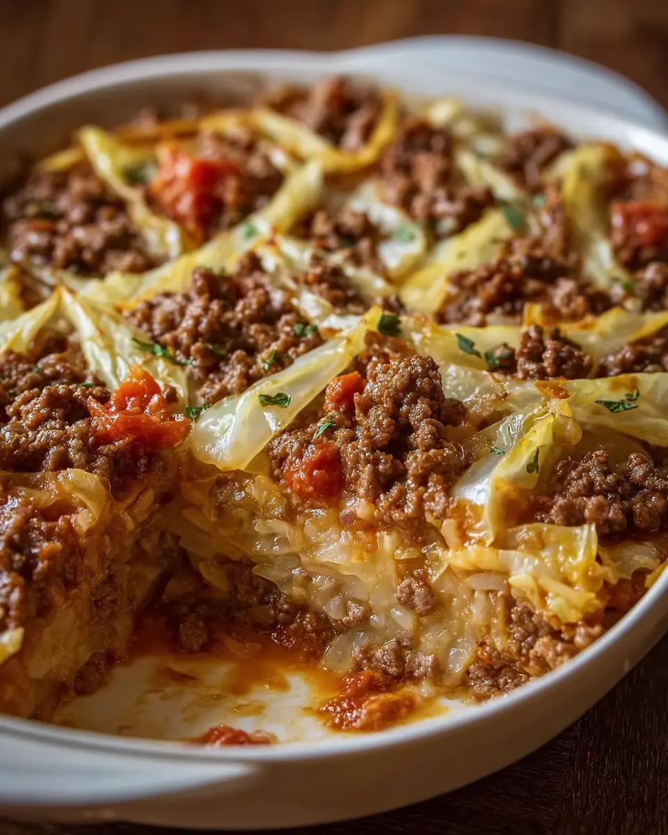 Cabbage Beef and Rice Bake: Easy Comfort Food for Everyone