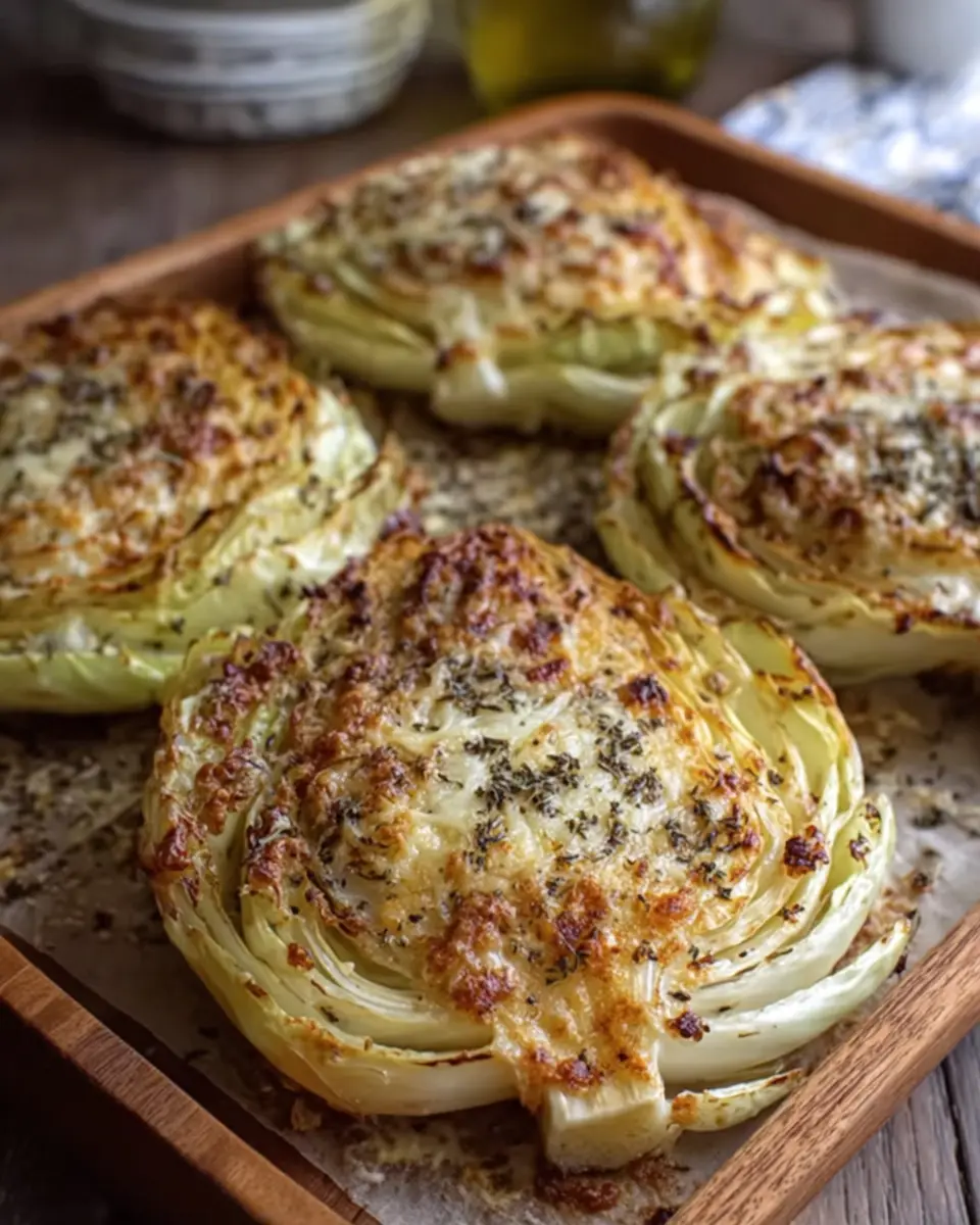 Cheesy Roasted Cabbage Steaks: The Best Comfort Food Delight