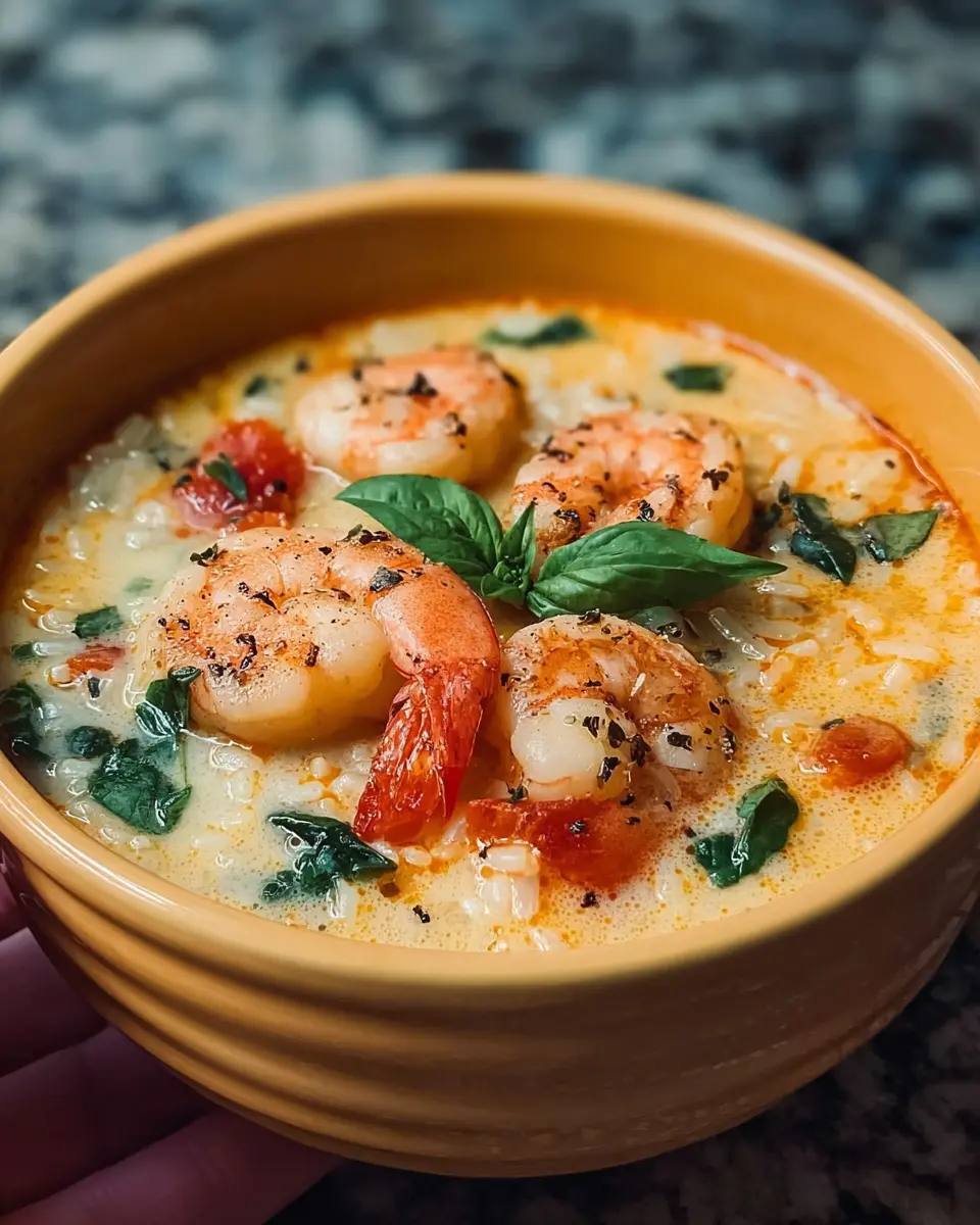 Creamy Coconut Shrimp Rice Soup: A Cozy Indulgence at Home