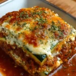 High Protein Zucchini Lasagna