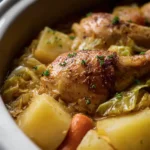 Slow Cooker Chicken Cabbage and Potatoes
