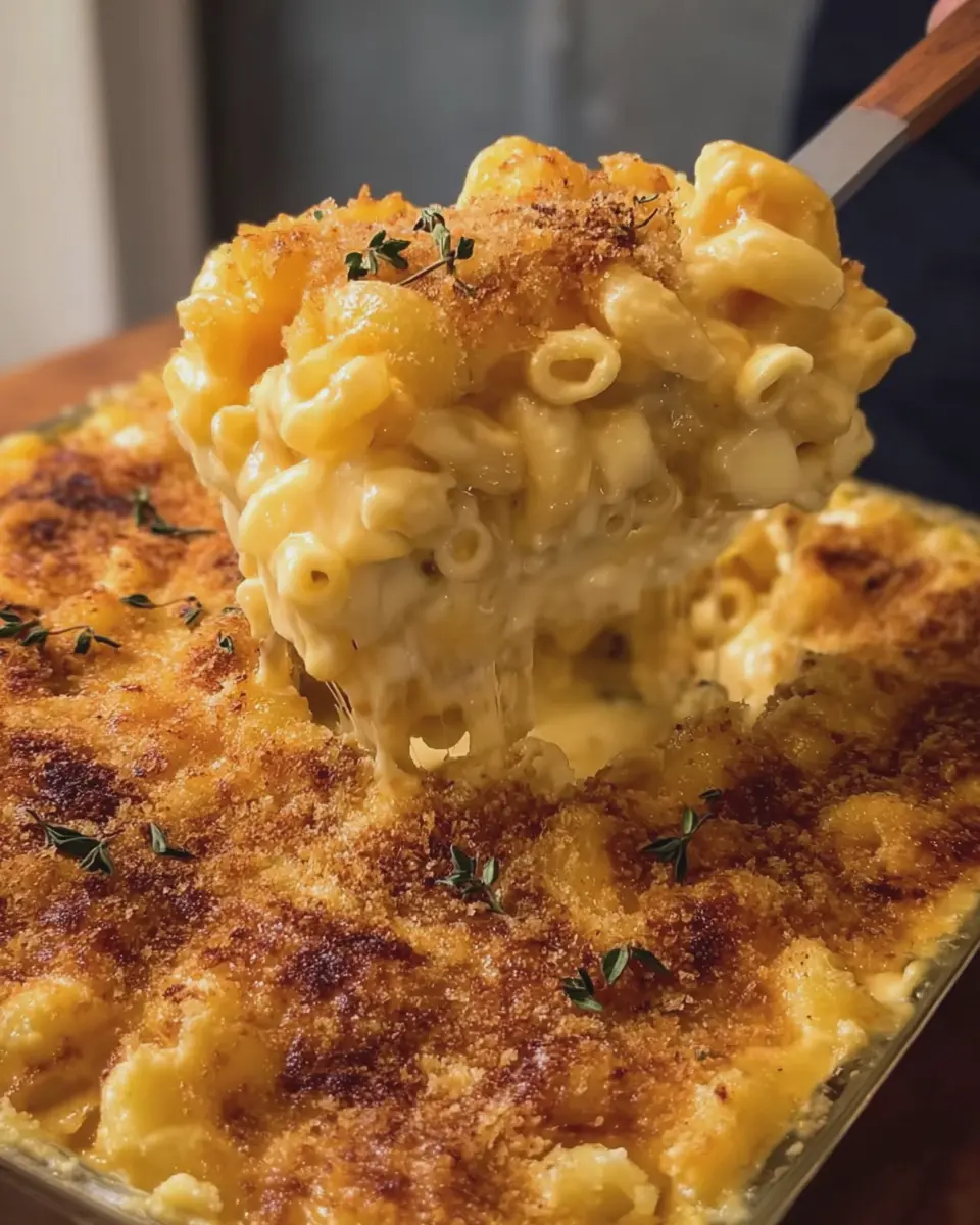 The Best Holiday Mac N Cheese Recipe with Turkey Bacon and Chicken Ham