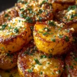 Garlic Butter Parmesan Roasted Potatoes