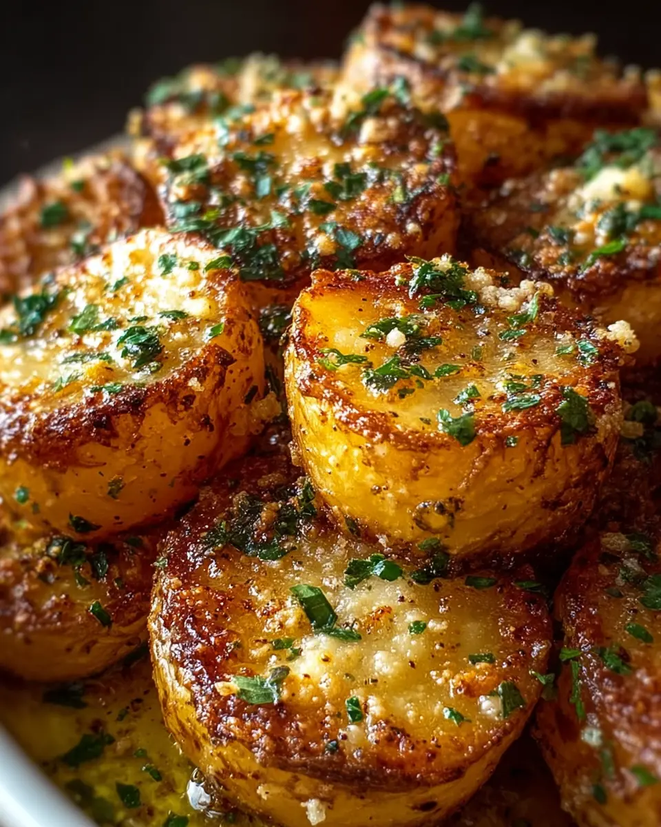 Garlic Butter Parmesan Roasted Potatoes: The Best Comfort Side Dish