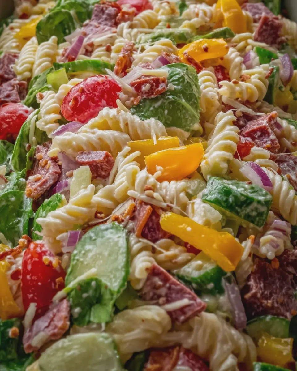 Chopped Italian Pasta Salad: Easy, Fresh, and Flavorful Twist