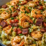 Southern Fried Cabbage with Shrimp
