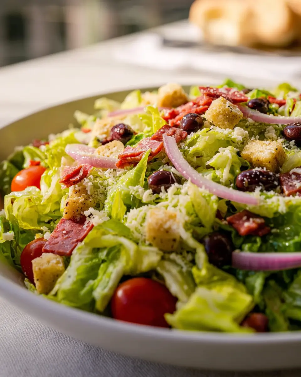 Viral Chopped La Scala Salad: A Fresh Twist with Turkey Bacon and Chicken Ham