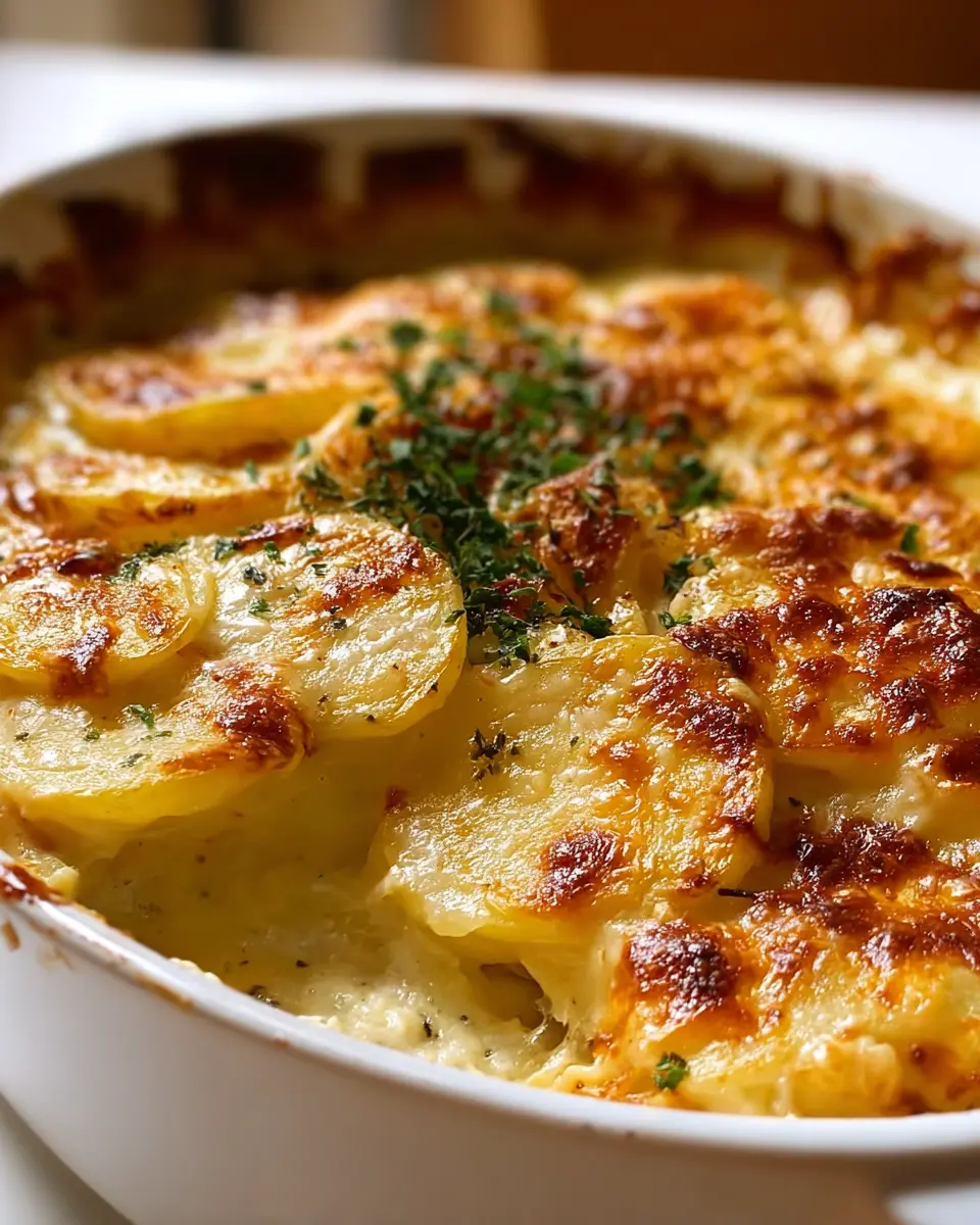 Scalloped Potatoes with Turkey Bacon: A Creamy Comfort Delight