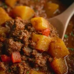 Carne Guisada with Ground Beef and Potatoes