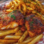Loaded Crispy Chicken & Seasoned Fries Platter