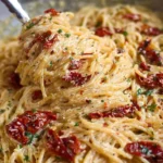 Creamy Sun-Dried Tomato Angel Hair Pasta
