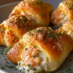 Buttery Shrimp and Crab Crescent Bombs