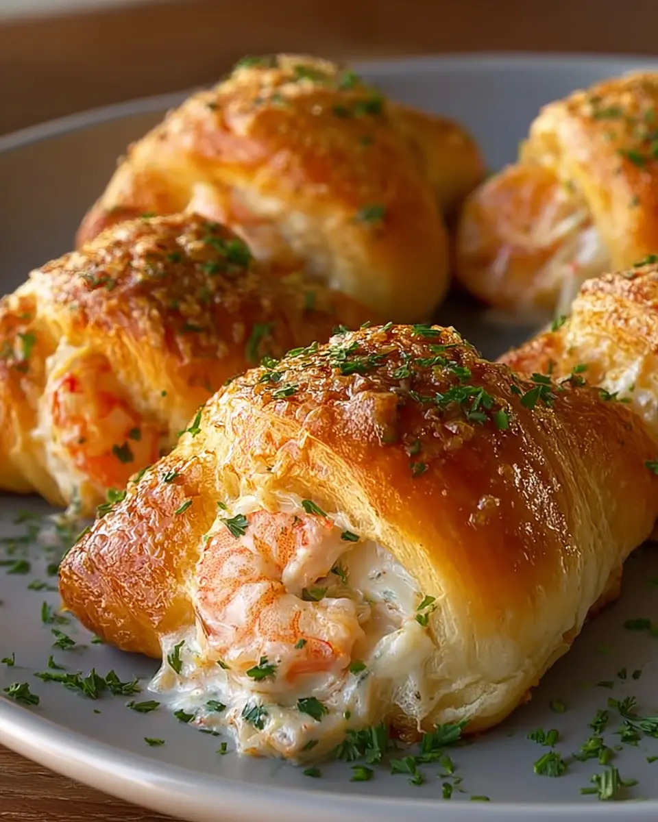 buttery shrimp and crab crescent bombs: an indulgent treat for all