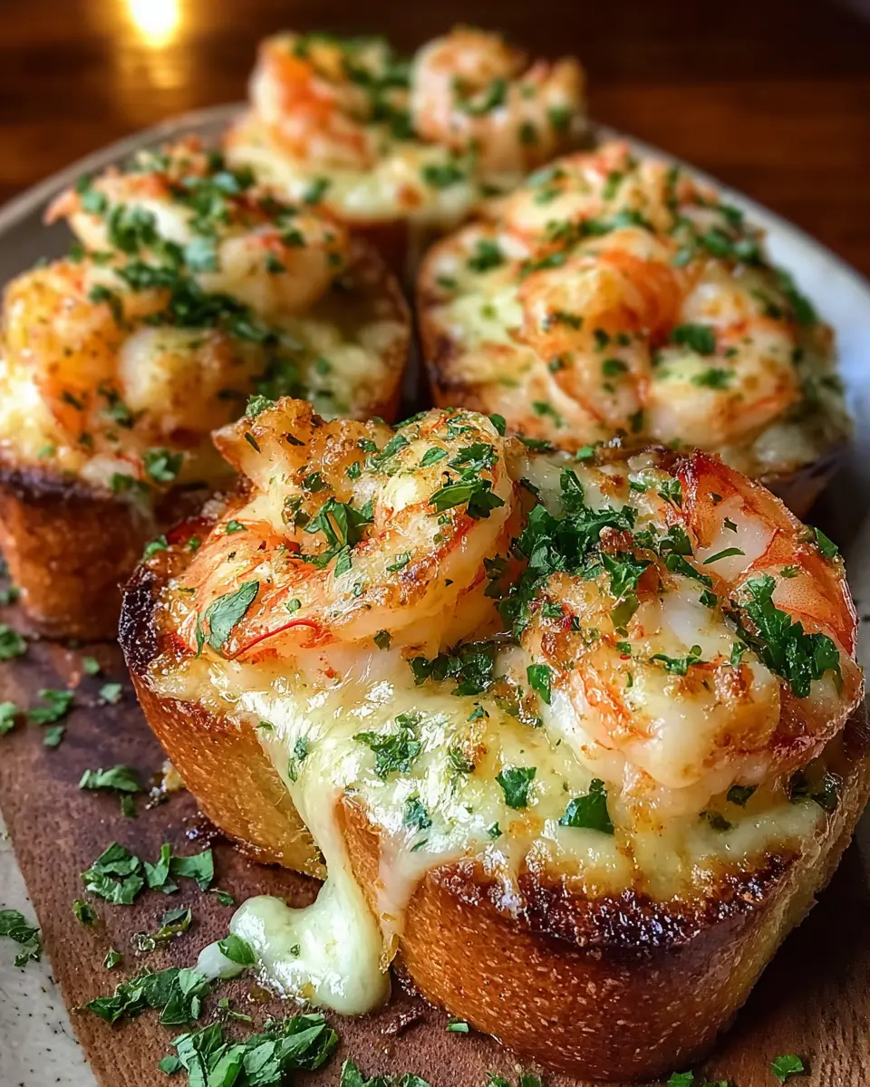 Cheesy Garlic Butter Shrimp &amp; Crab Toast Bombs: A Delicious Indulgence