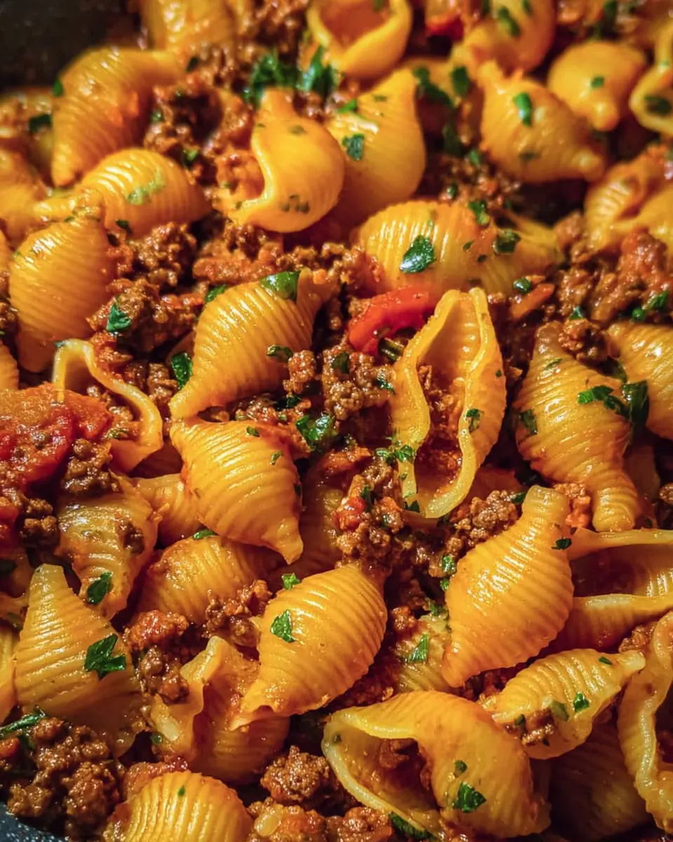 Pasta Shells with Ground Beef: Easy Comfort Food Delight