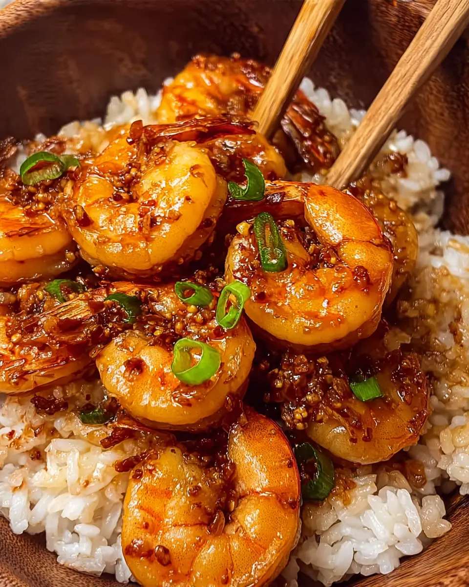 Sizzling Honey Garlic Shrimp and Rice Bowl: Easy &amp; Delightful Recipe