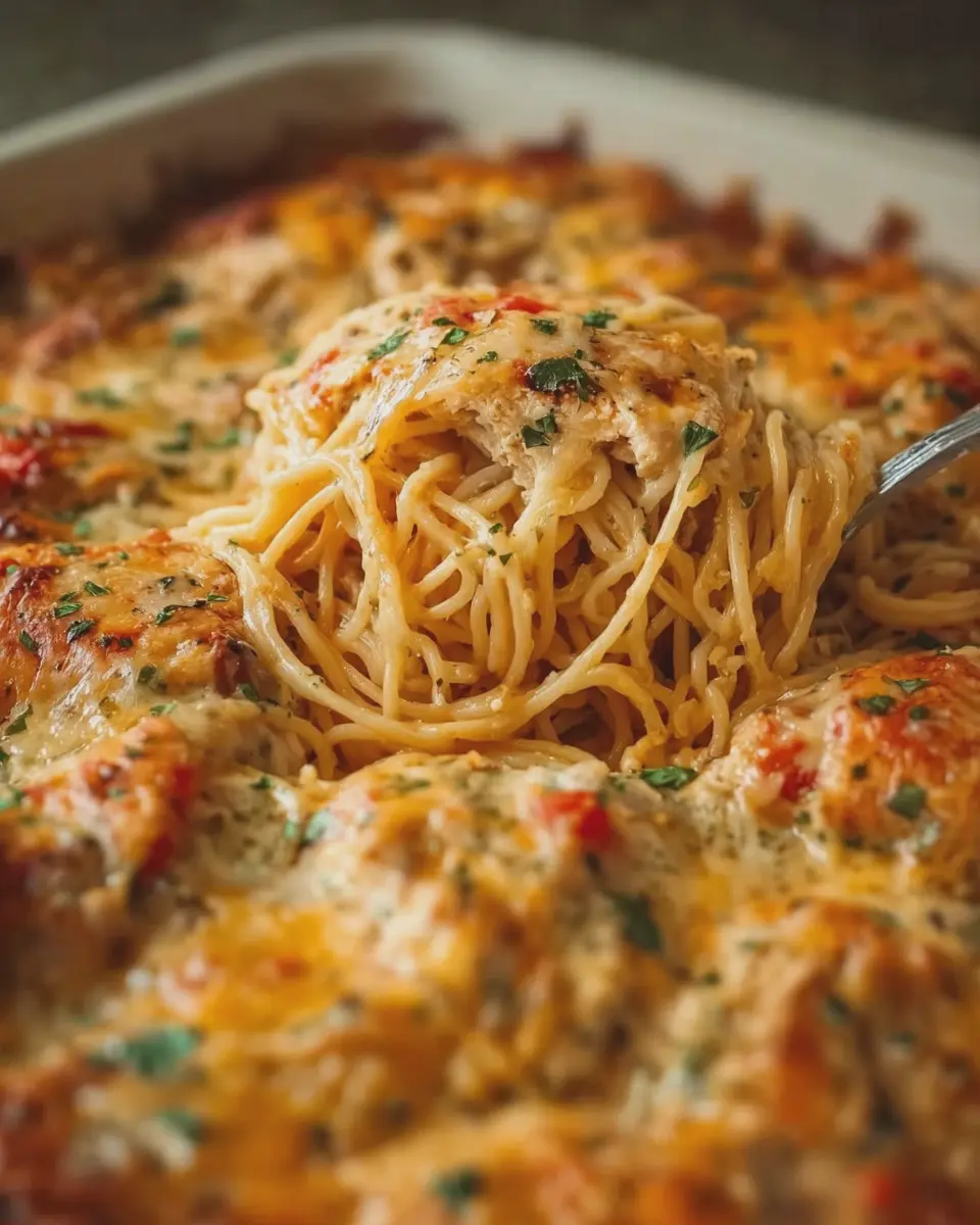 Baked Chicken Spaghetti: An Easy Indulgence for Busy Nights
