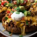 Taco Stuffed Baked Potatoes
