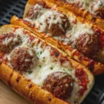 Air Fryer Pizza Meatball Subs