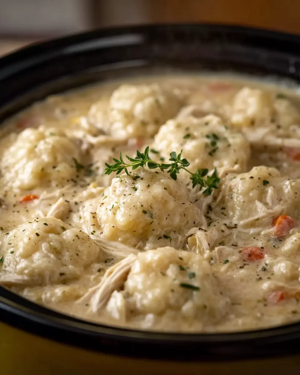 Crock Pot Chicken and Dumplings: Creamy Southern Comfort Recipe