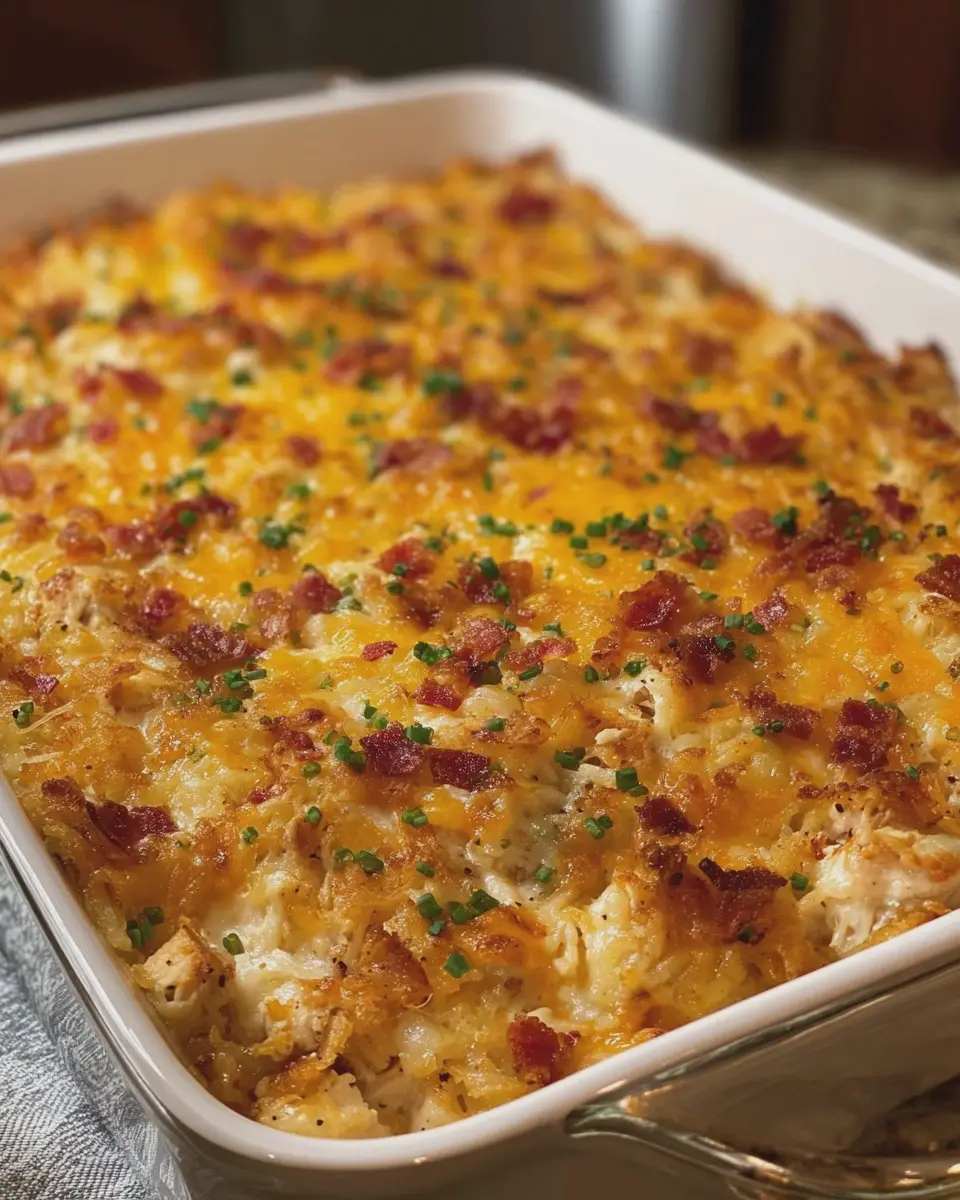 Ultimate Chicken Hashbrown Casserole: A Cozy, Comforting Delight