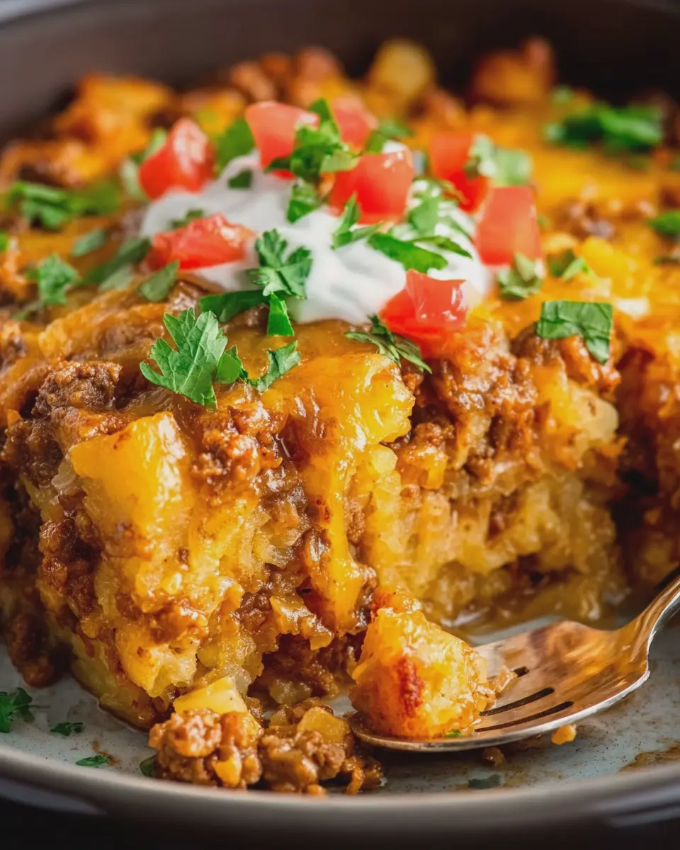 Crock Pot Taco Hash Brown Casserole: An Easy Delight for Dinner