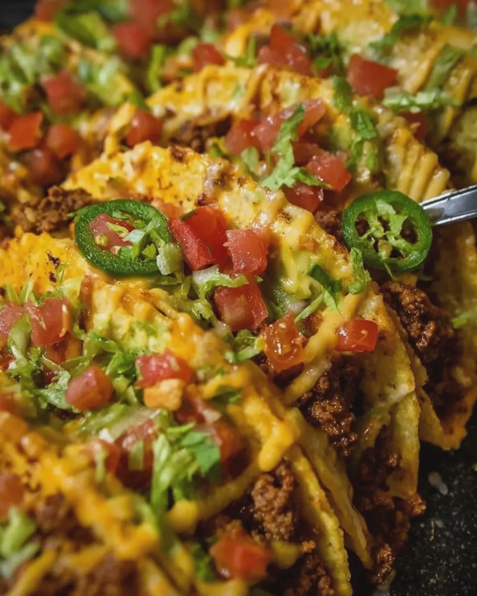 Queso Crunch Taco Tray: Easy Family-Friendly Feast Delight