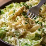 Creamy Alfredo Cabbage