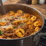 One Pot Sloppy Joe Tortellini