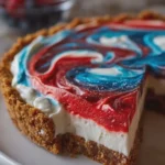 No-Bake 4th of July Swirl Pie
