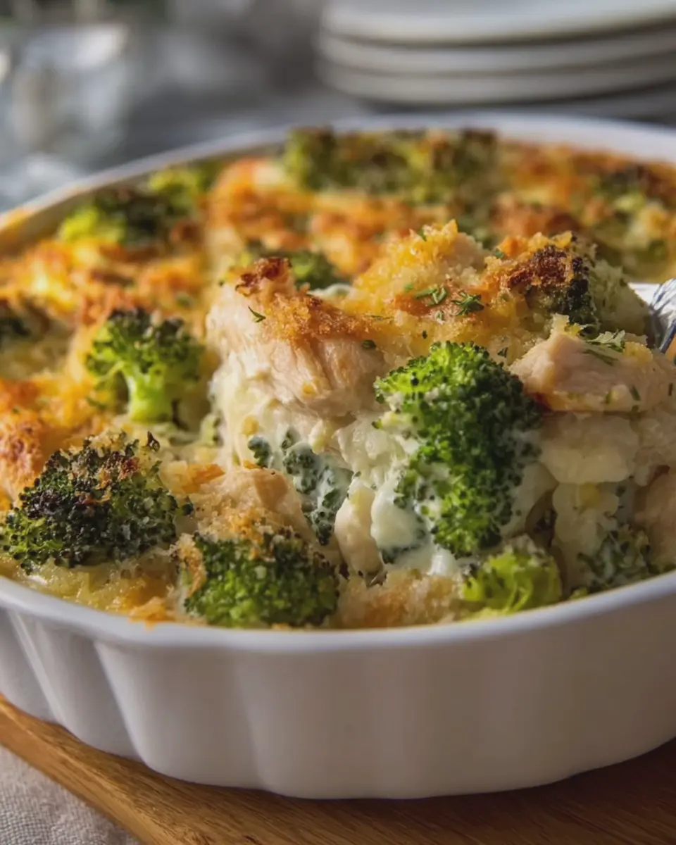 Broccoli Chicken Divan: Easy Comfort Food with Turkey Bacon