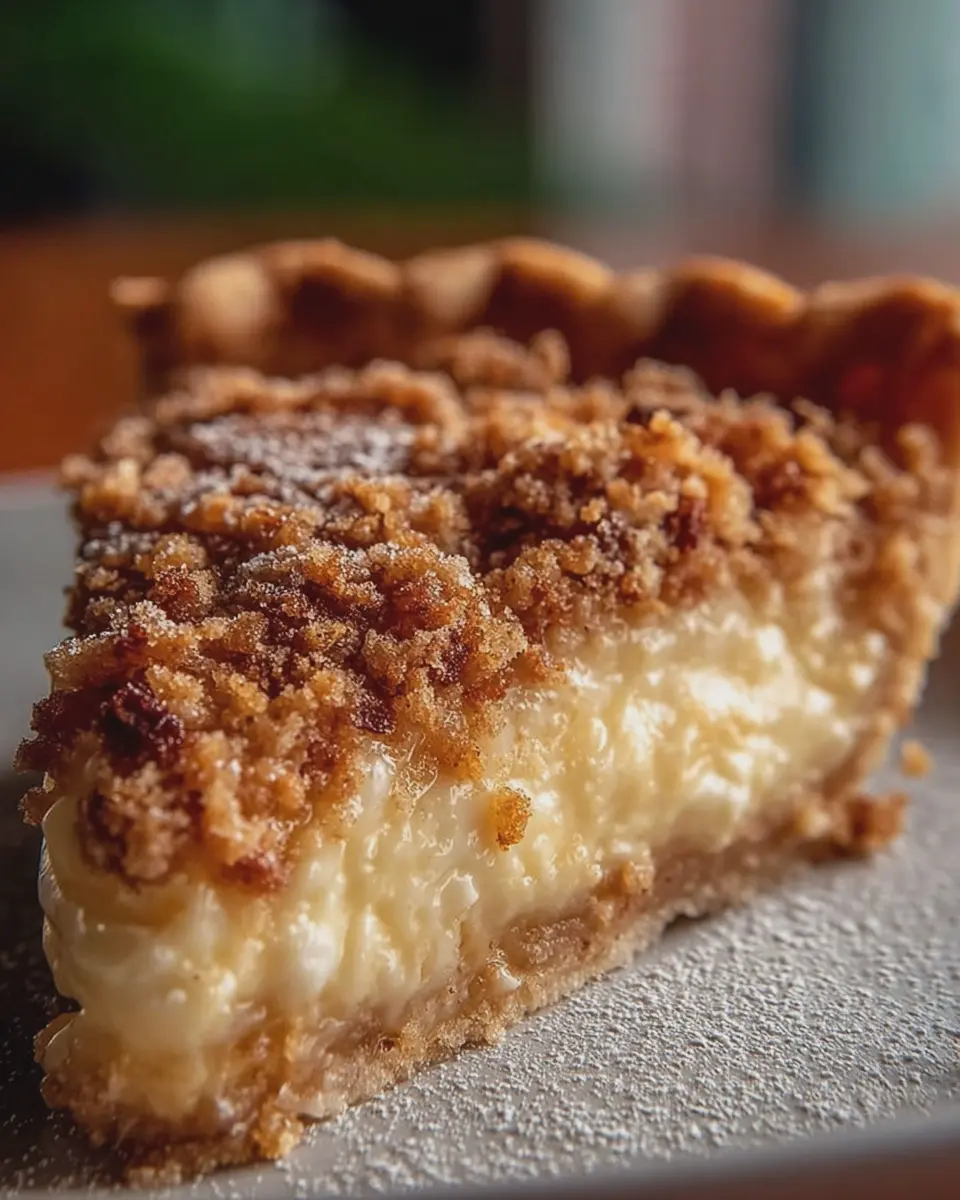 Old-Fashioned Kentucky Sawdust Pie: A Simple Indulgence for Everyone