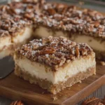 Pecan Cheesecake Bars