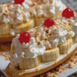 Banana Pudding Banana Split Boats