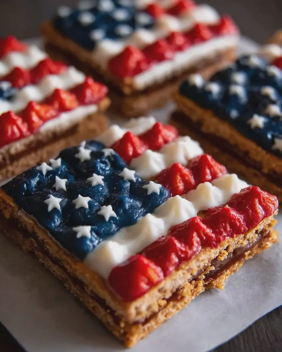 American Flag Graham Cracker Treats: Easy Festive Snacks for All