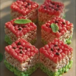 Watermelon Krispie Treats