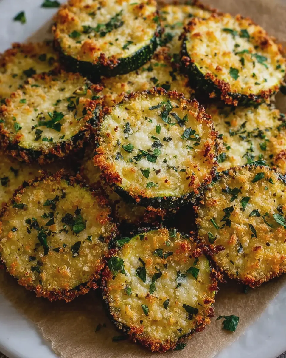 Crispy Baked Parmesan Zucchini Rounds: Your Best Healthy Snack