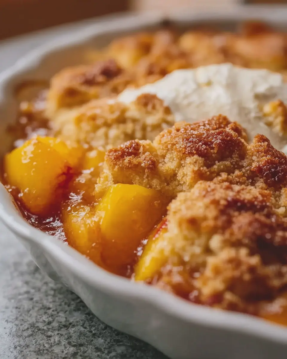Dump and Bake Peach Cobbler: Easy Comfort Food for Everyone