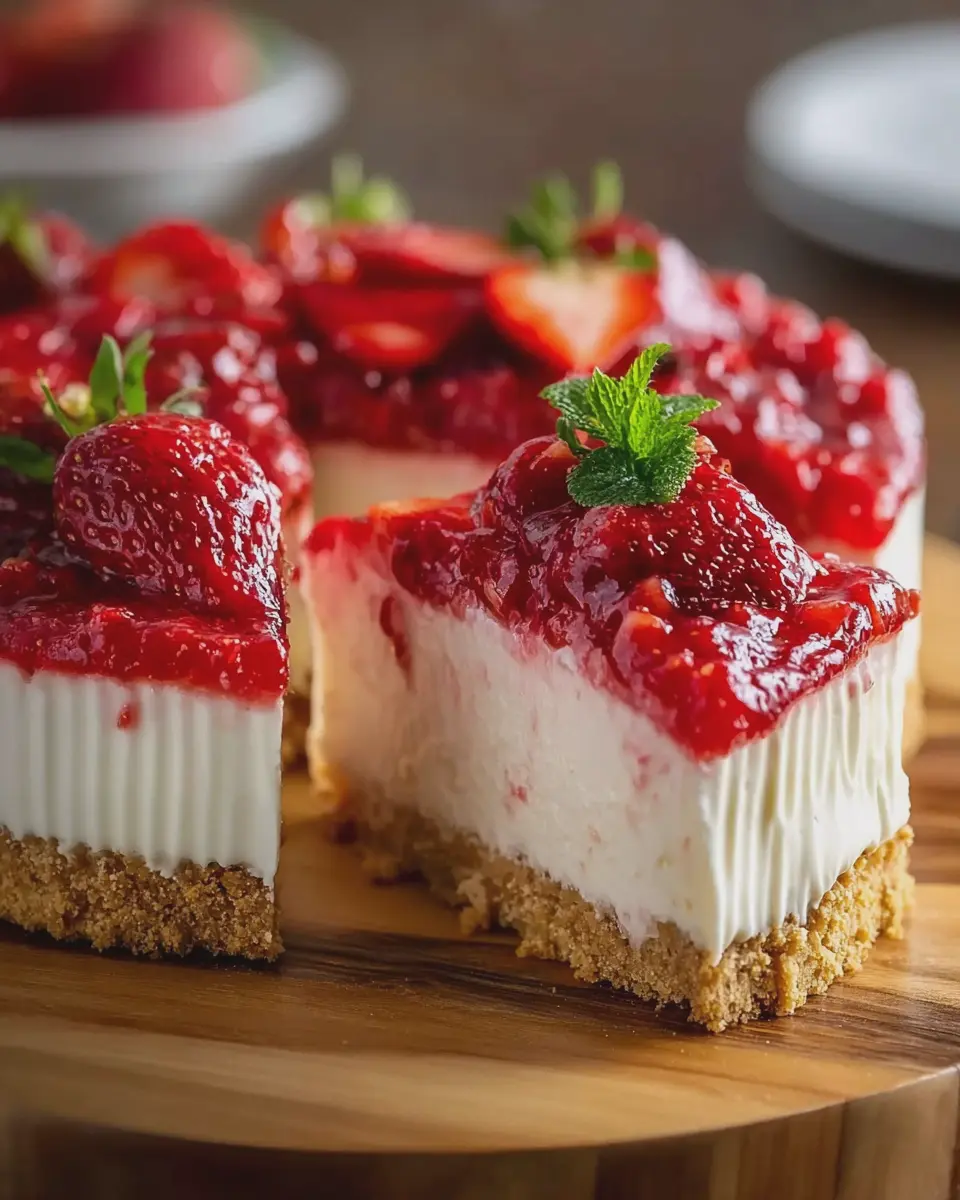No Bake Strawberry Cheesecake: The Easy Indulgence You’ll Love