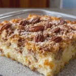 Old-Fashioned Pineapple Pecan Cream Cheese Dump Cake