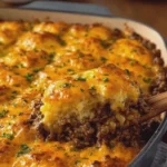 Cheddar Bay Hamburger Casserole