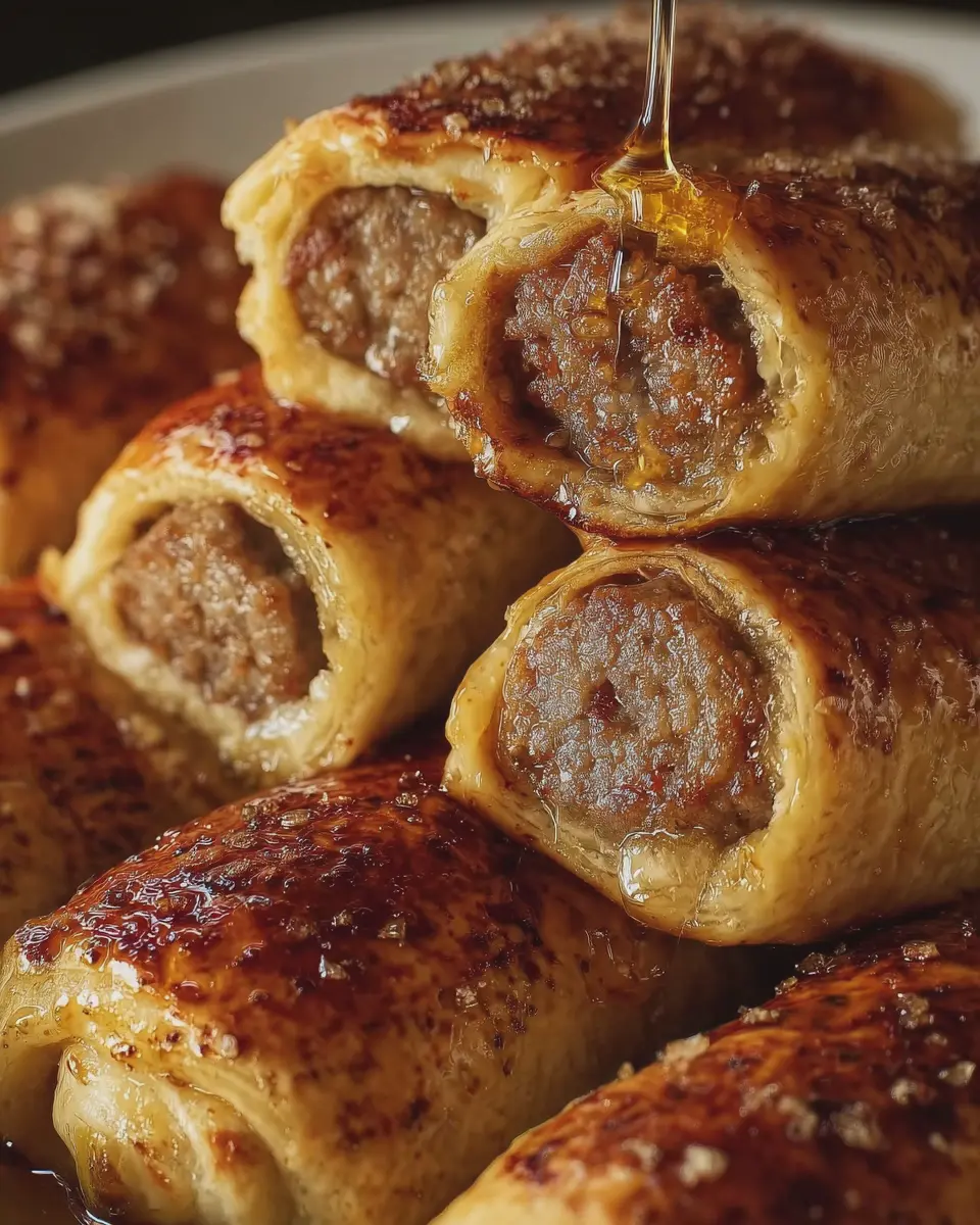 Million Dollar Maple Sausage Rolls: Indulgent Beef & Turkey Bacon Treats